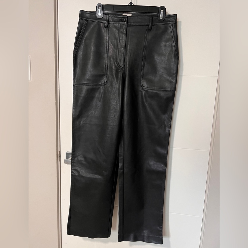 Aritzia Wilfred Free Lucy Faux Leather Pants